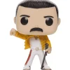 Funko Pop Queen Freddy Mercury Wembley 1986 - Figura coleccionable de vinilo ideal para fans de la m