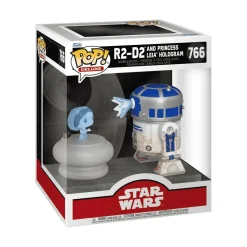 Funko Pop R2D2 & Leia Star Wars Deluxe