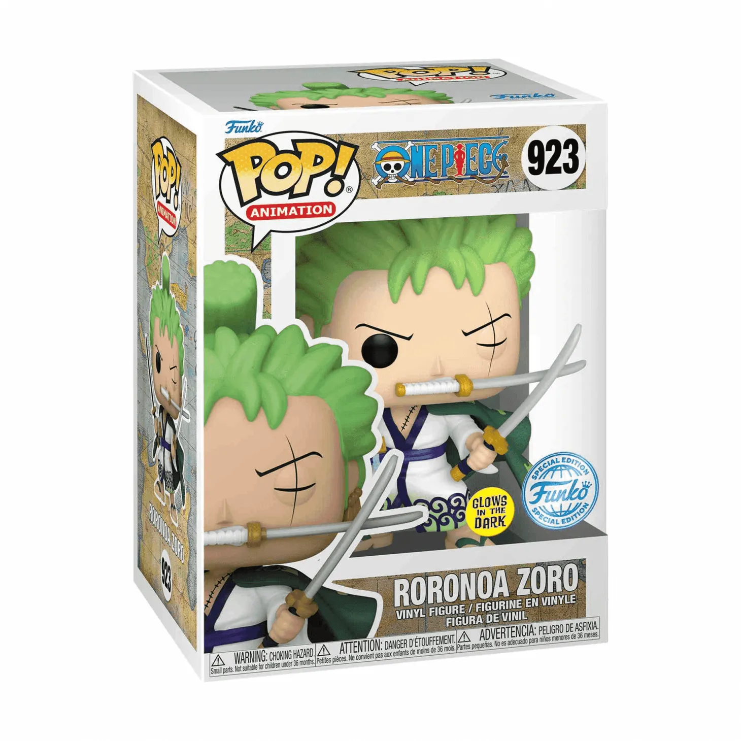Funko Pop Roronoa Zoro: Figura decorativa ideal para coleccionistas y fans de 'One Piece'