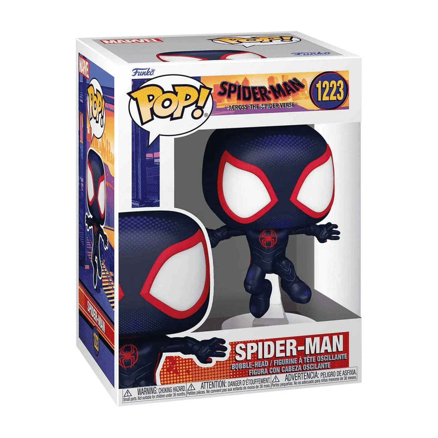 Funko Pop! SpiderMan Miles Morales A Través De La Araña Verse