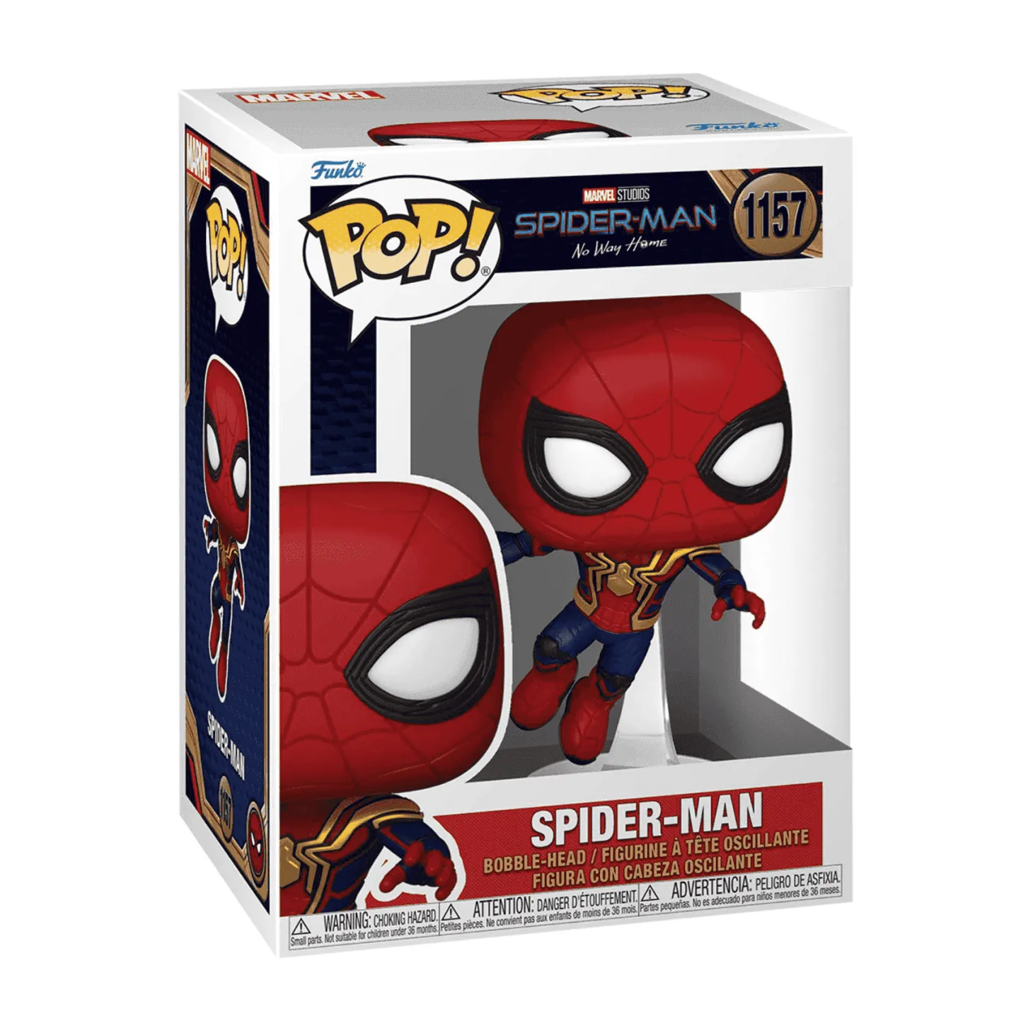 Funko Pop! SpiderMan No Way Home Saltando Acción 4.2 Pulgadas