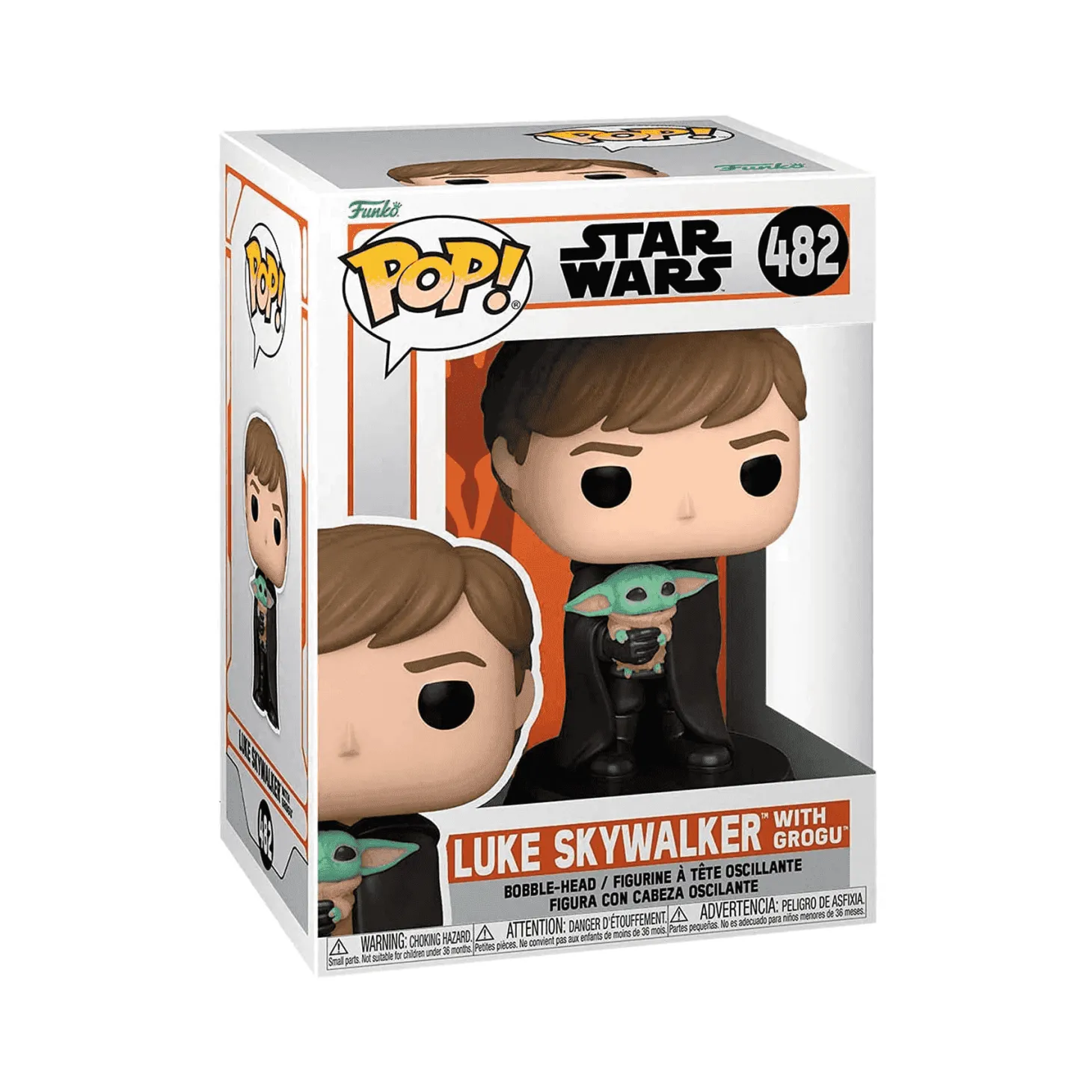 Funko Pop Star Wars Mandalorian Luke Child - Figura coleccionable detallada ideal para fans de Star