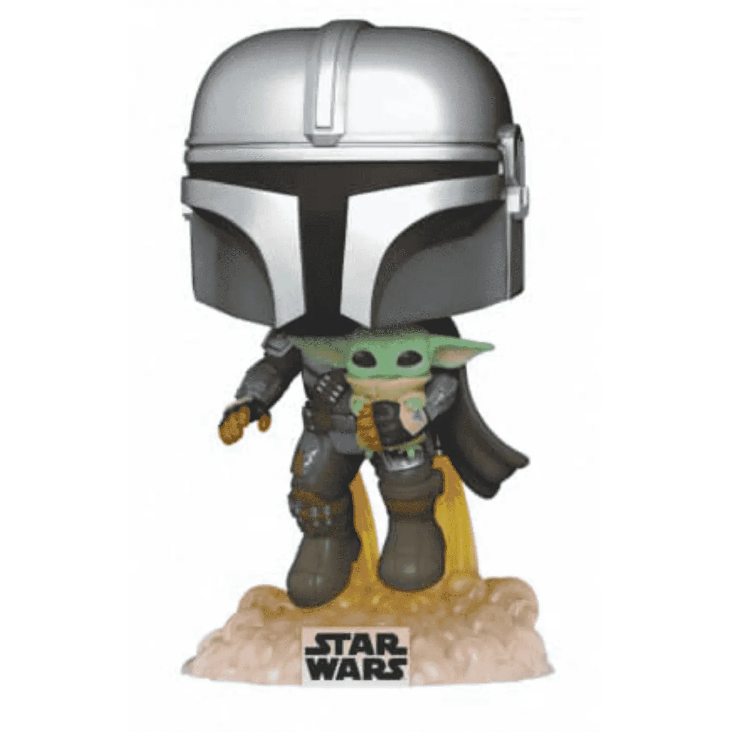 Funko Pop Star Wars The Mandalorian Con Jet Pack y Baby Yoda