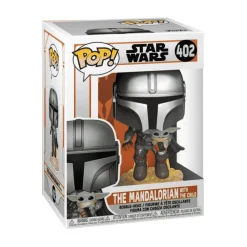 Funko Pop Star Wars The Mandalorian Con Jet Pack y Baby Yoda