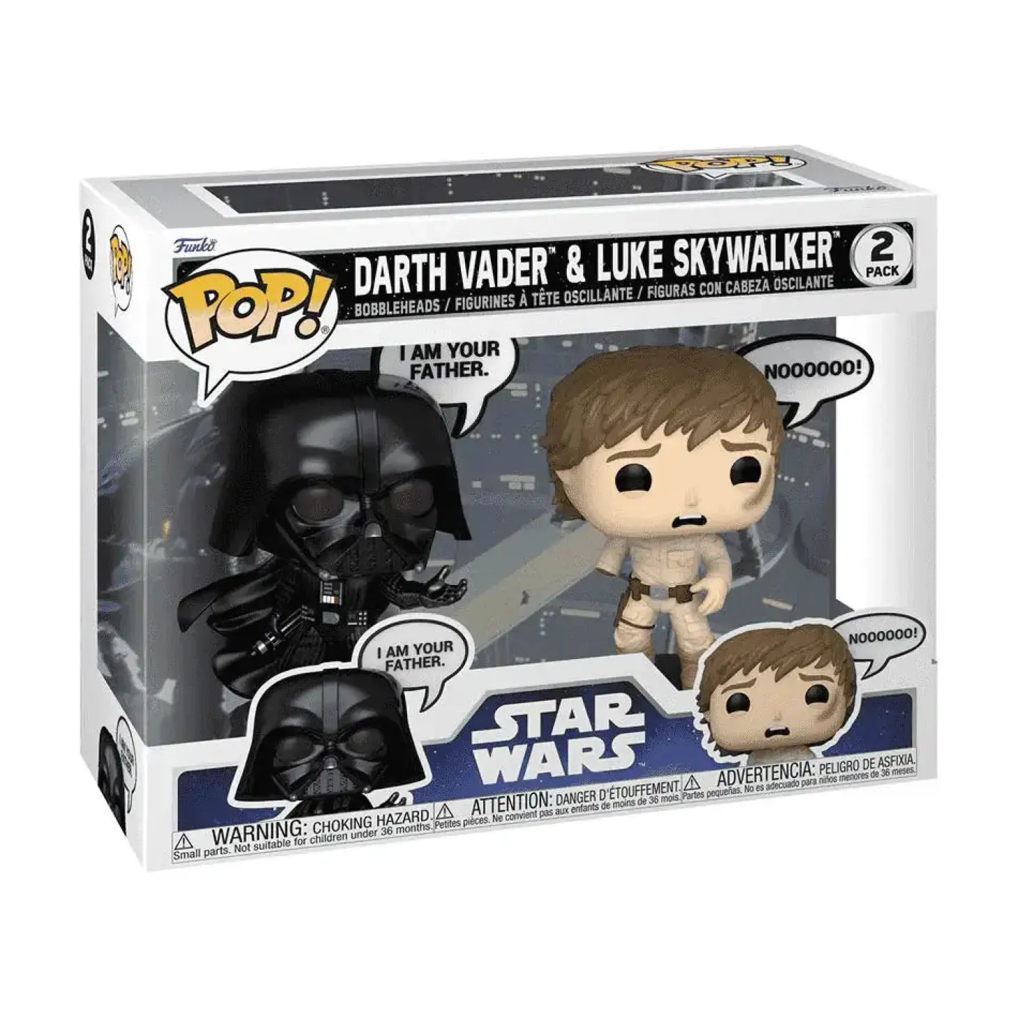 Funko Pop Star Wars Vader & Luke 2 Pack