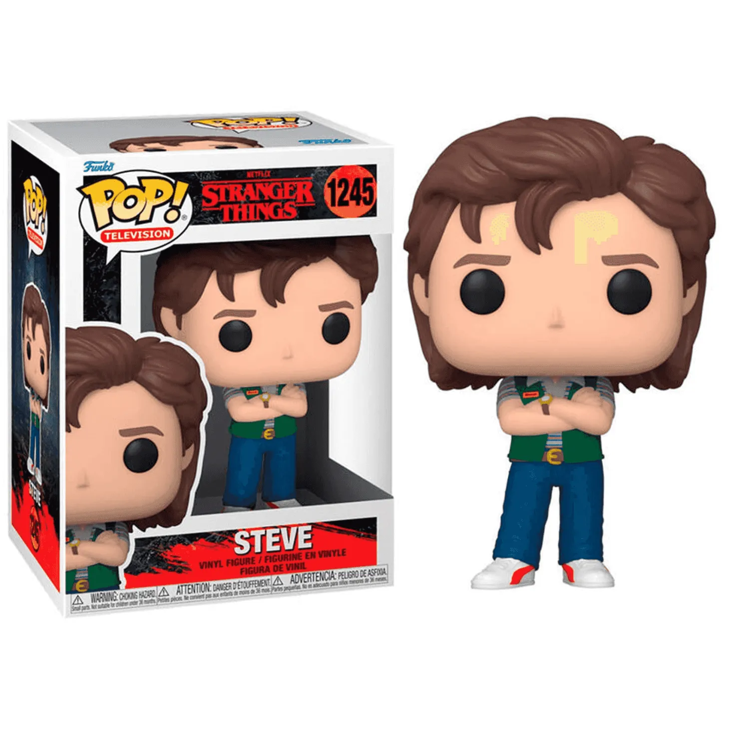 Funko Pop Tv: S4 Steve ¡Colecciona a Steve de Stranger Things!