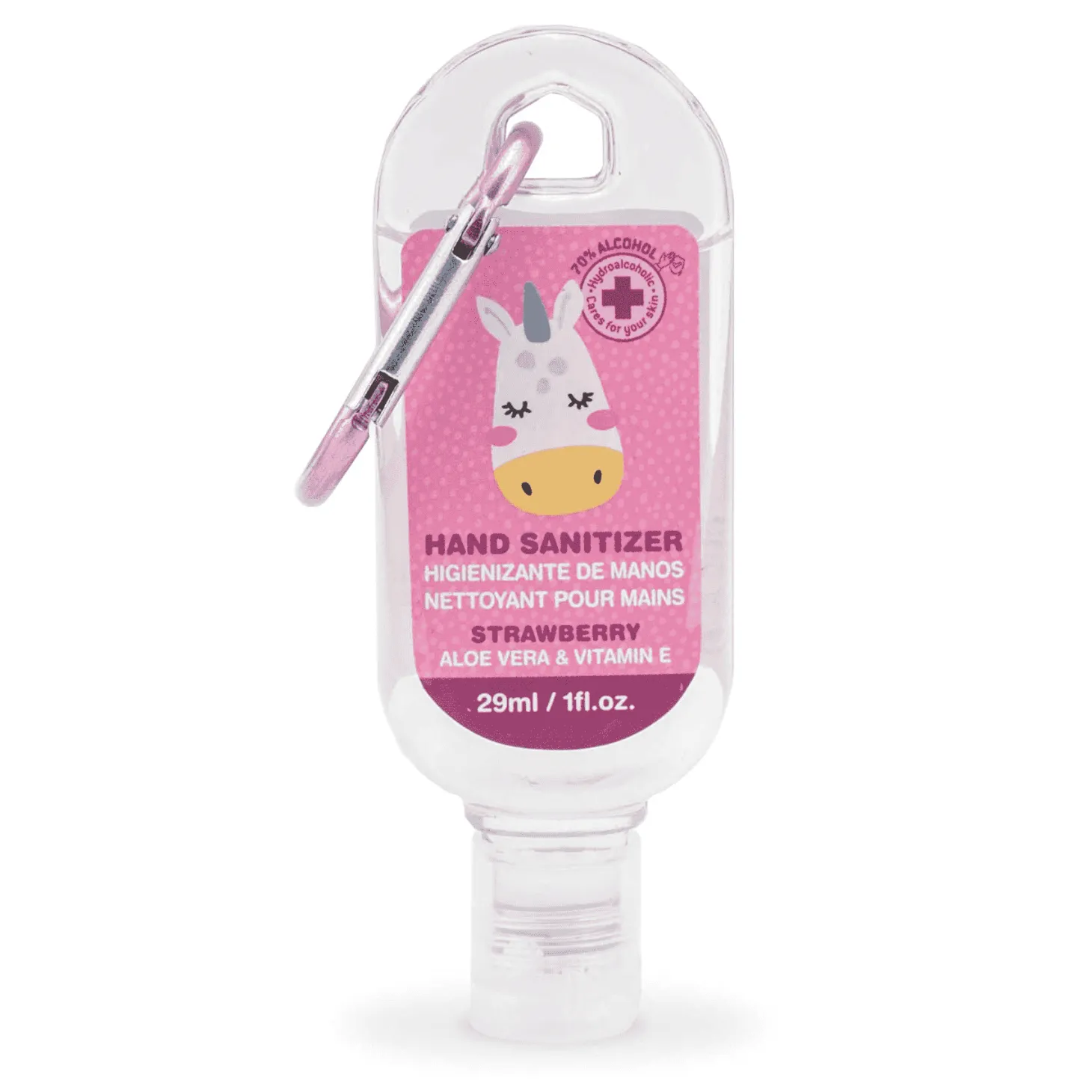 Gel hidroalcohólico infantil con mosquetón Martinelia