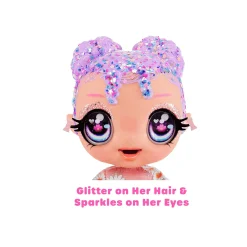Glitter Babyz Muñeca Florecita Lila Wildboom