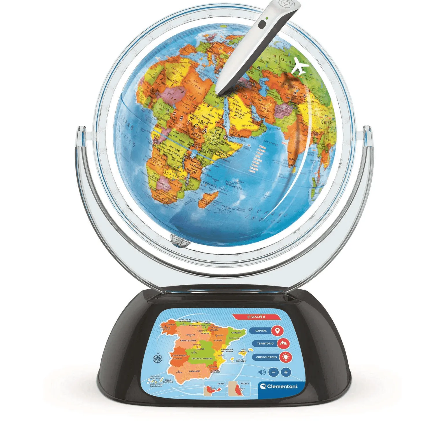 Globo Terráqueo Explora Mundo Digital