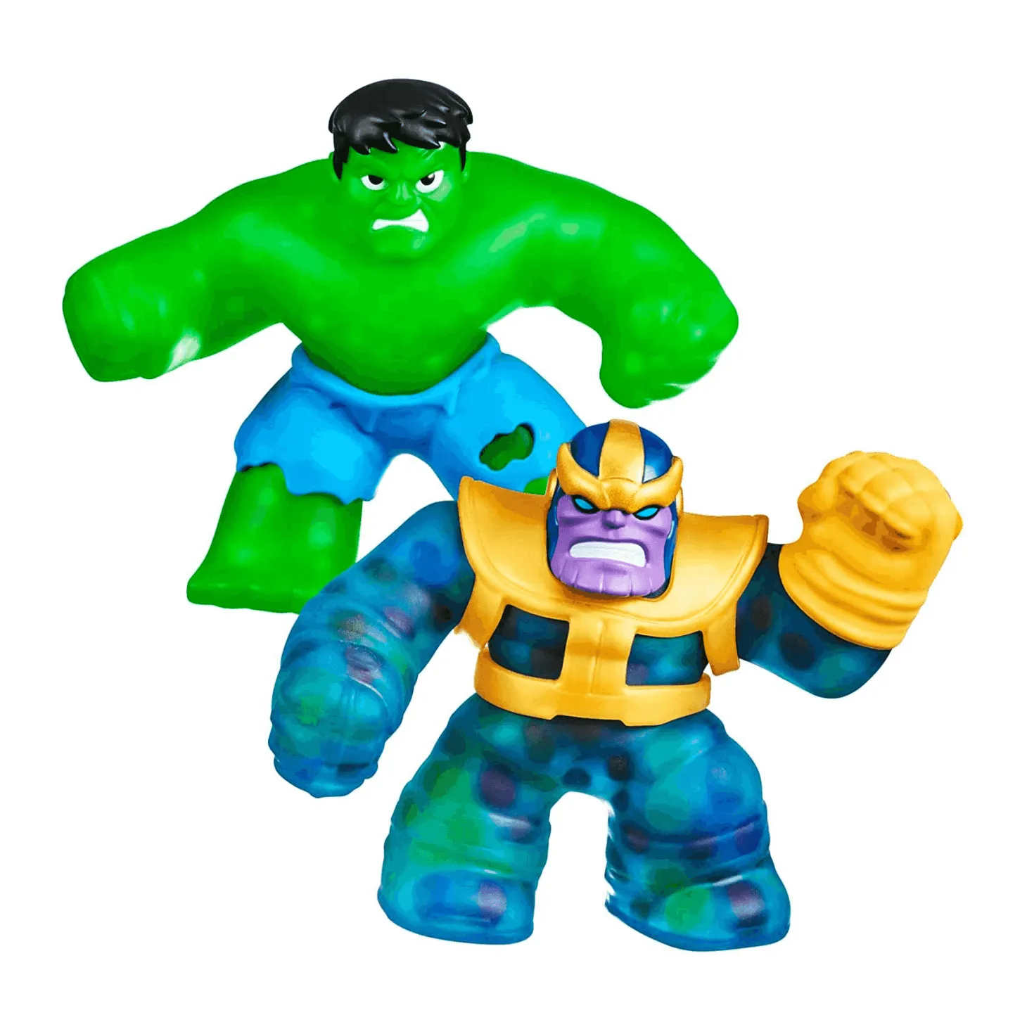 Goo Jit Zu Heroes Marvel Pack 2 Hulk y Thanos
