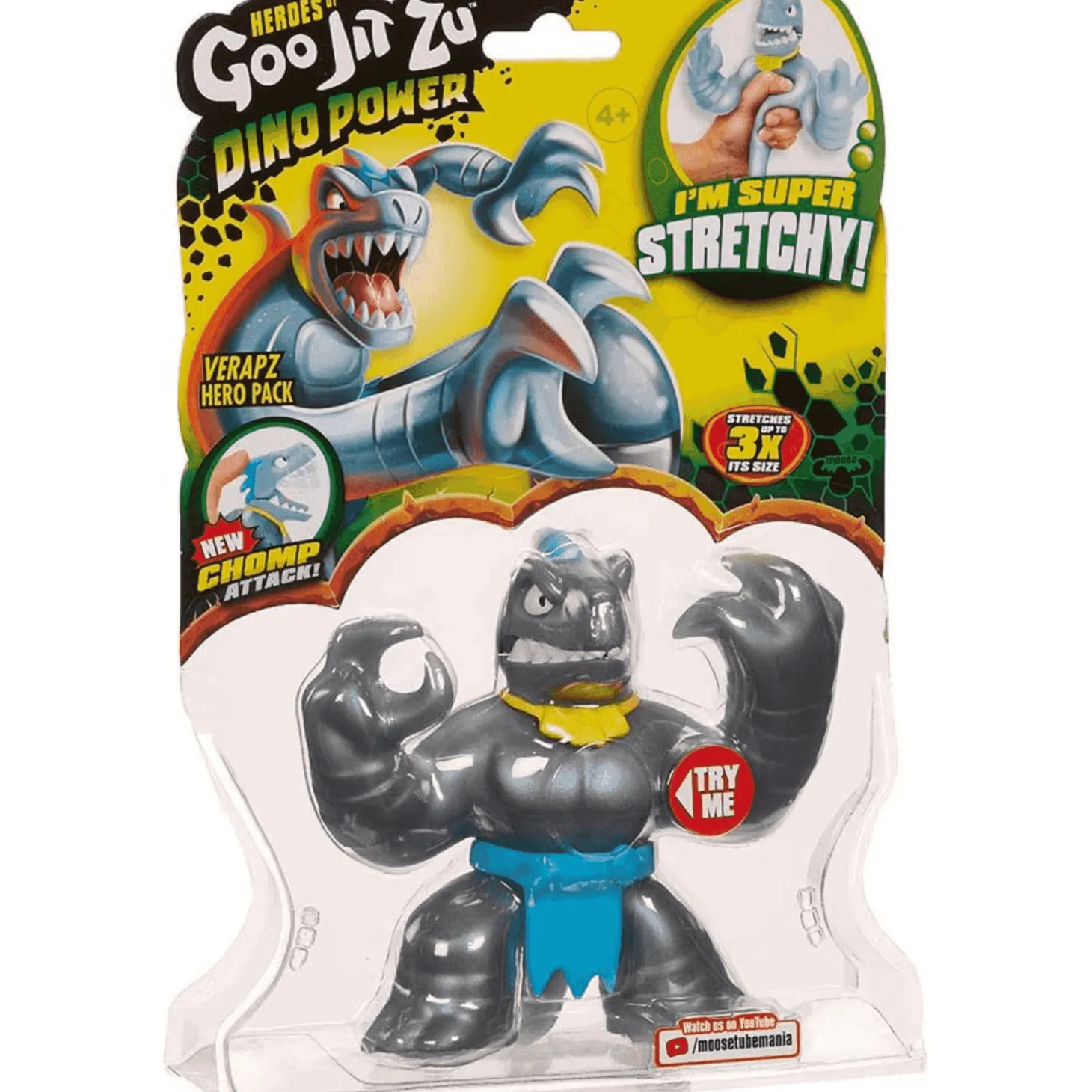 Goo Jit Zu Héroes Figura Dino Power Velociraptor Verapz