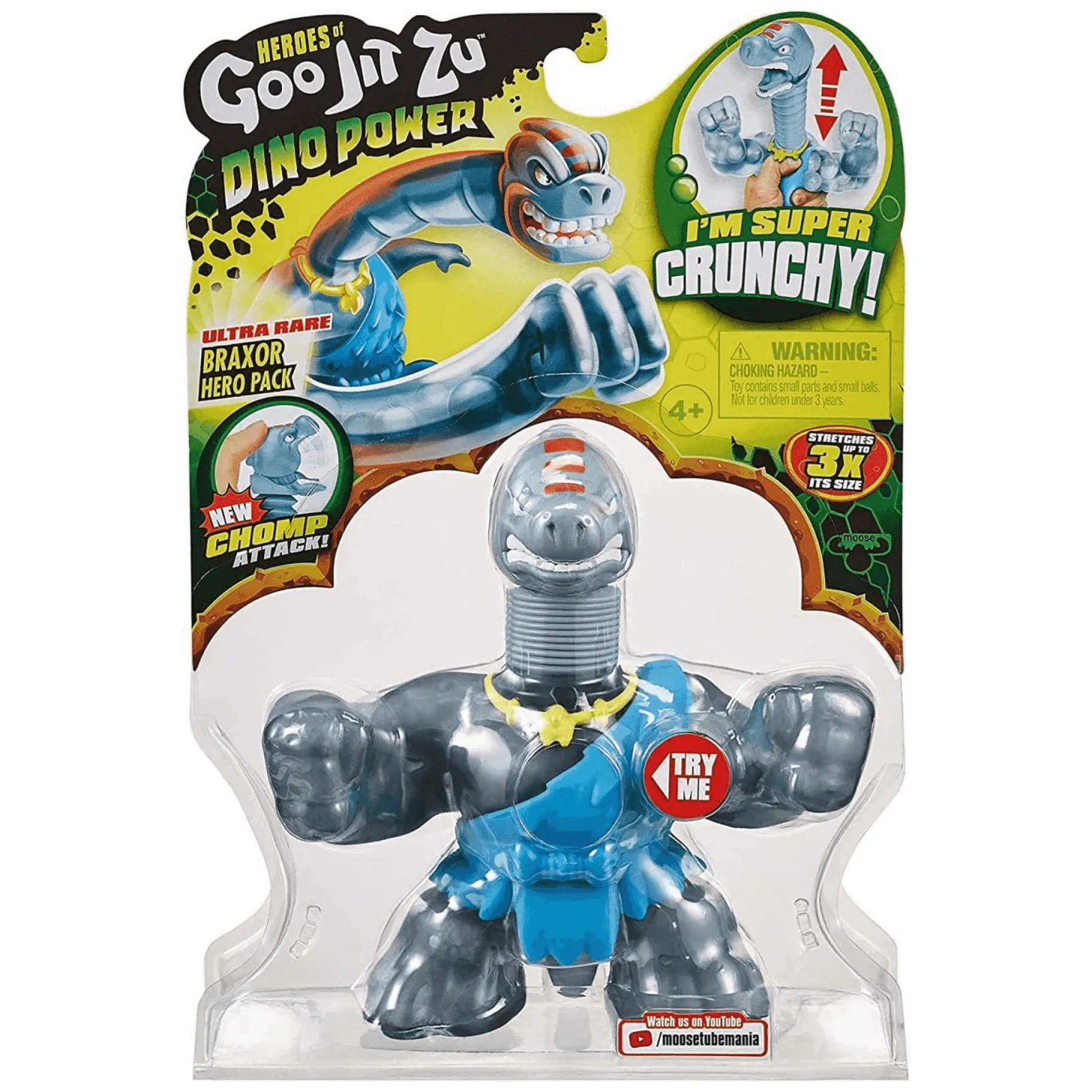 Goo Jit Zu Héroes Figura Dino Power Braxor