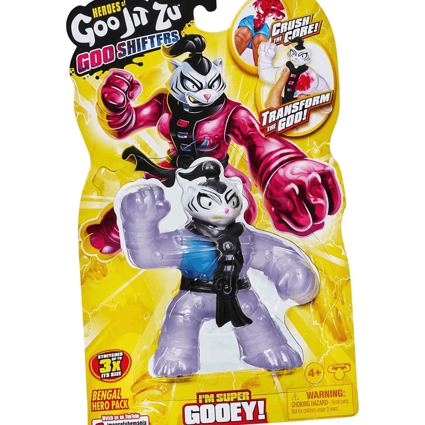 Goo Jit Zu Héroes Figura Ultra GOO Bengal