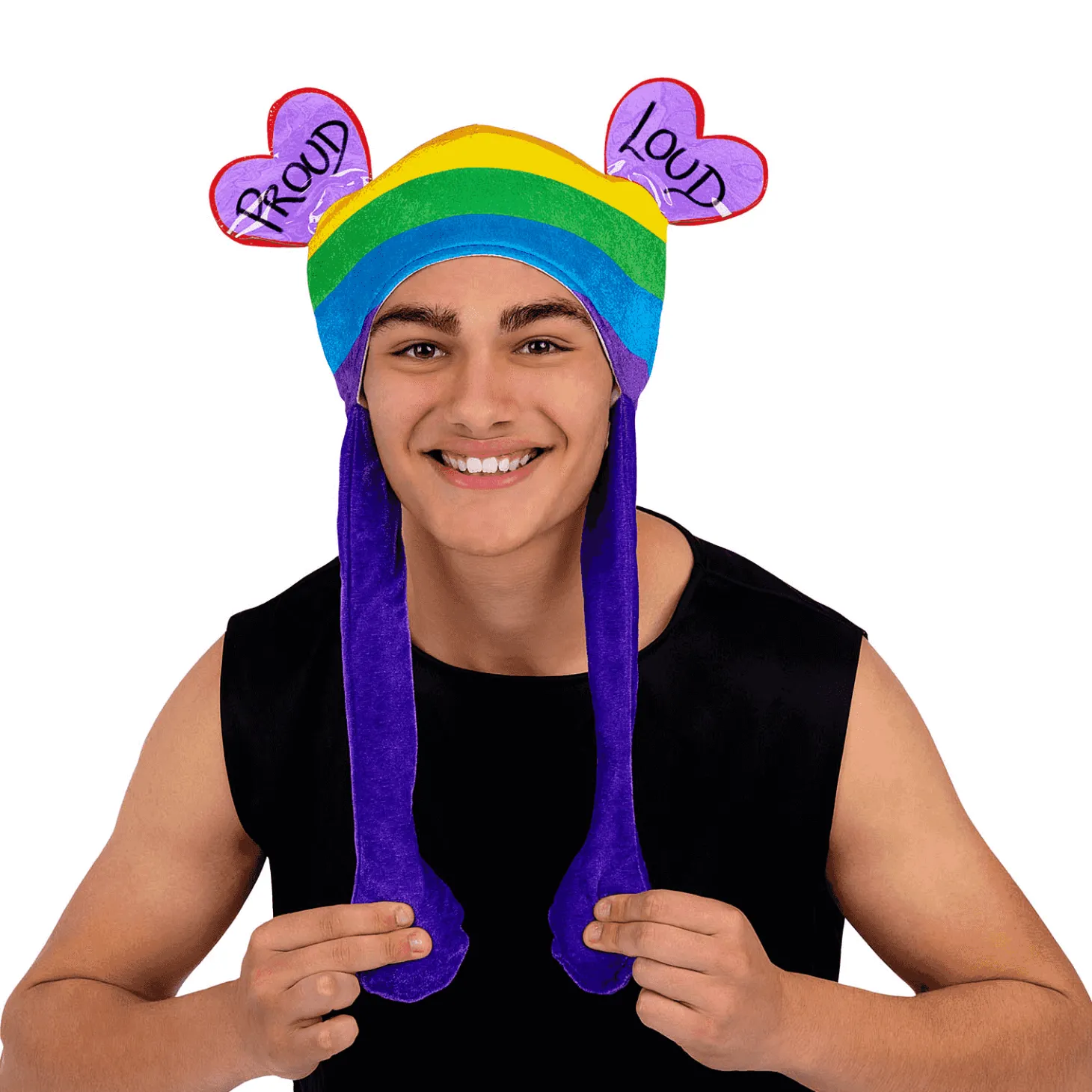 Gorro Arcoíris color multicolor para disfraz