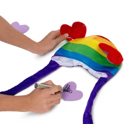 Gorro Arcoíris color multicolor para disfraz