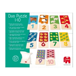 Goula Duo puzzle Aprende a Contar del 1 al 10