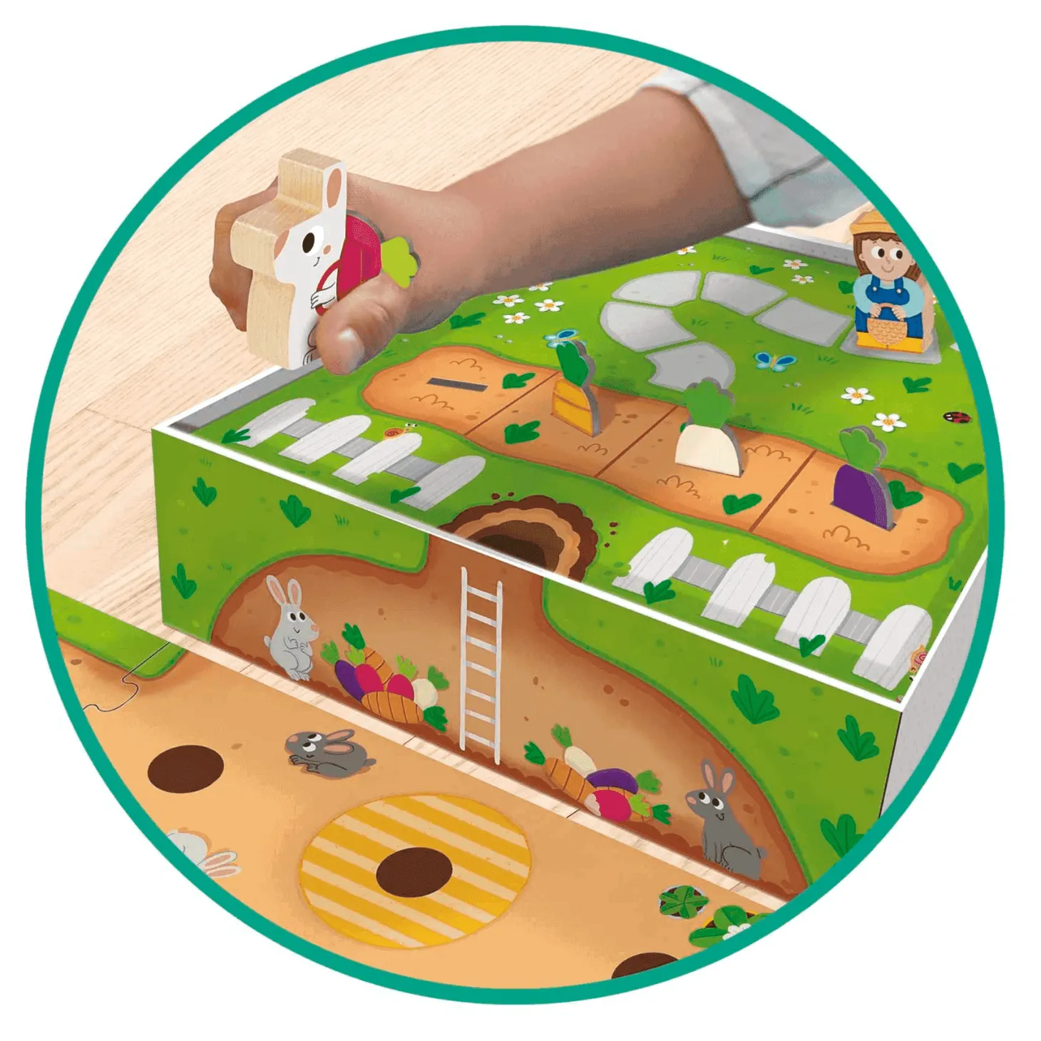 Goula Juego de Mesa Preescolar Robin Rabbit