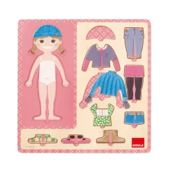 Goula Puzzle de Madera Vestir Niña
