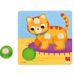 Goula Puzzle Madera Gato 4 Piezas