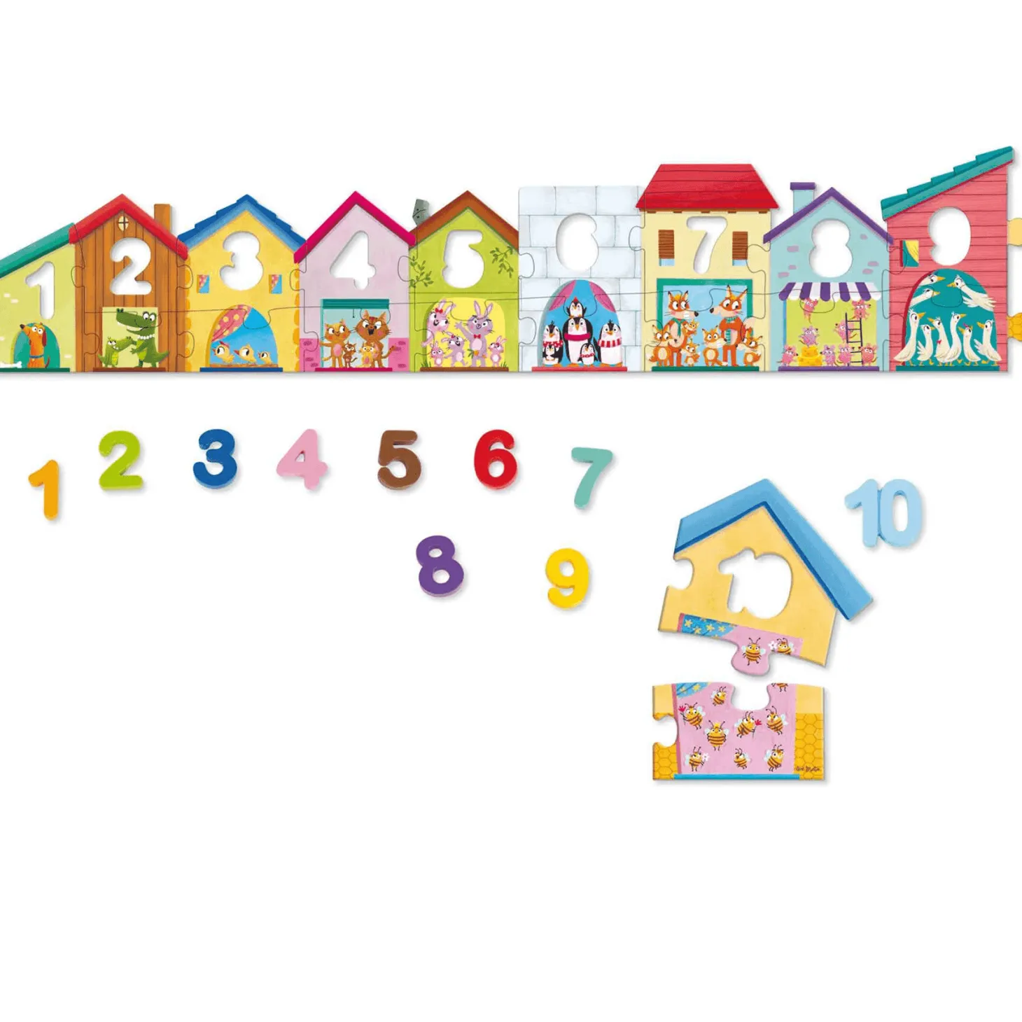 Goula Puzzle Números del 1 al 10