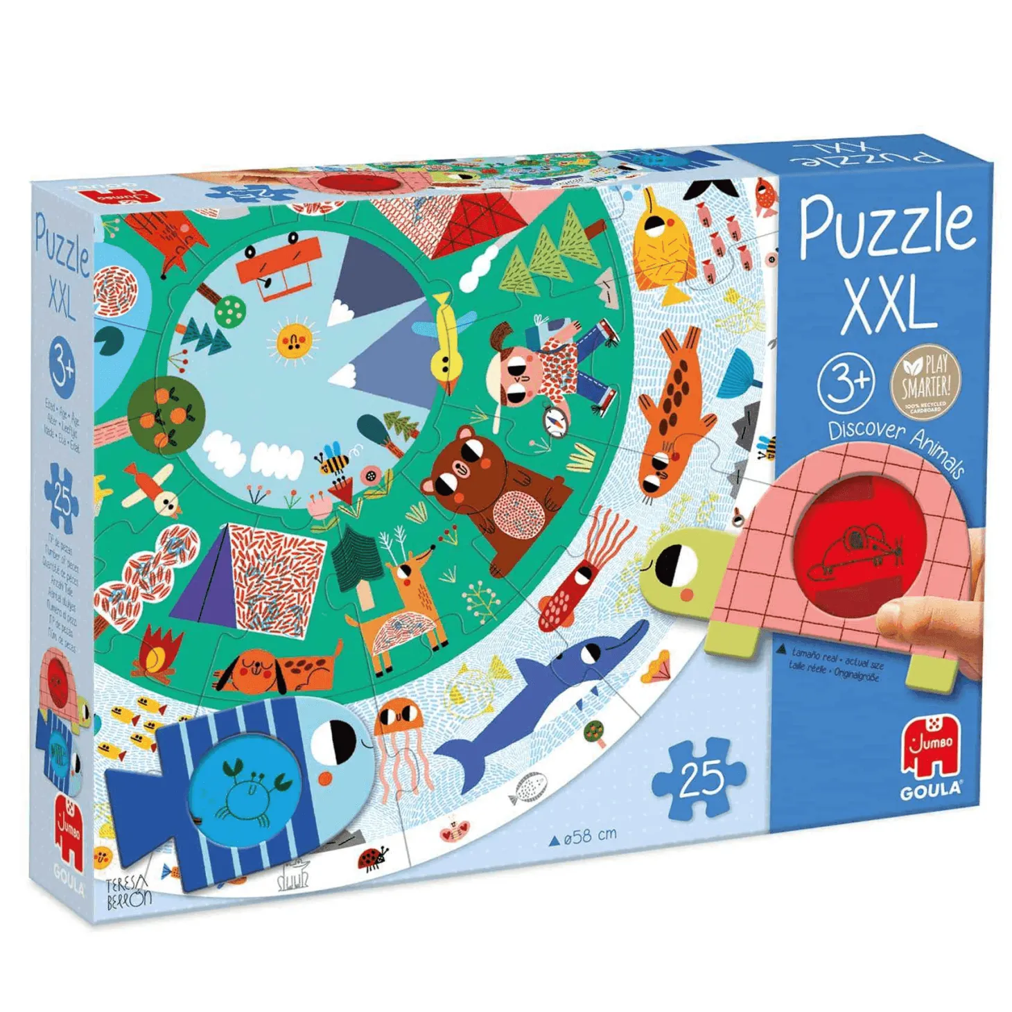 Goula Puzzle XXL Descubre Animales 25 Piezas
