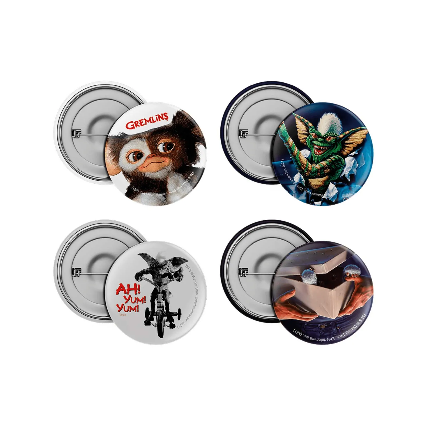 Gremlins Set de Papeleria en caja VHS con Libreta Chapas y Bolígrafo