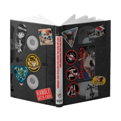 Gremlins Set de Papeleria en caja VHS con Libreta Chapas y Bolígrafo