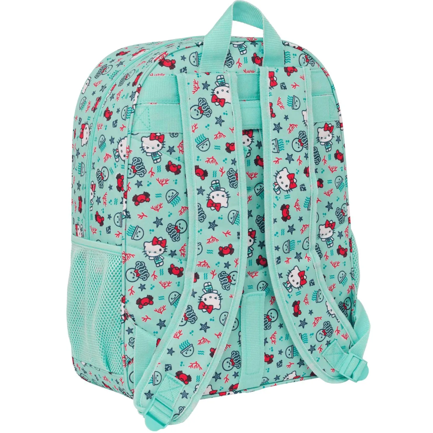 Hello Kitty Mochila Adaptable Sea Lovers 42cm ¡El Encanto del Mar para los Pequeños Aventureros!