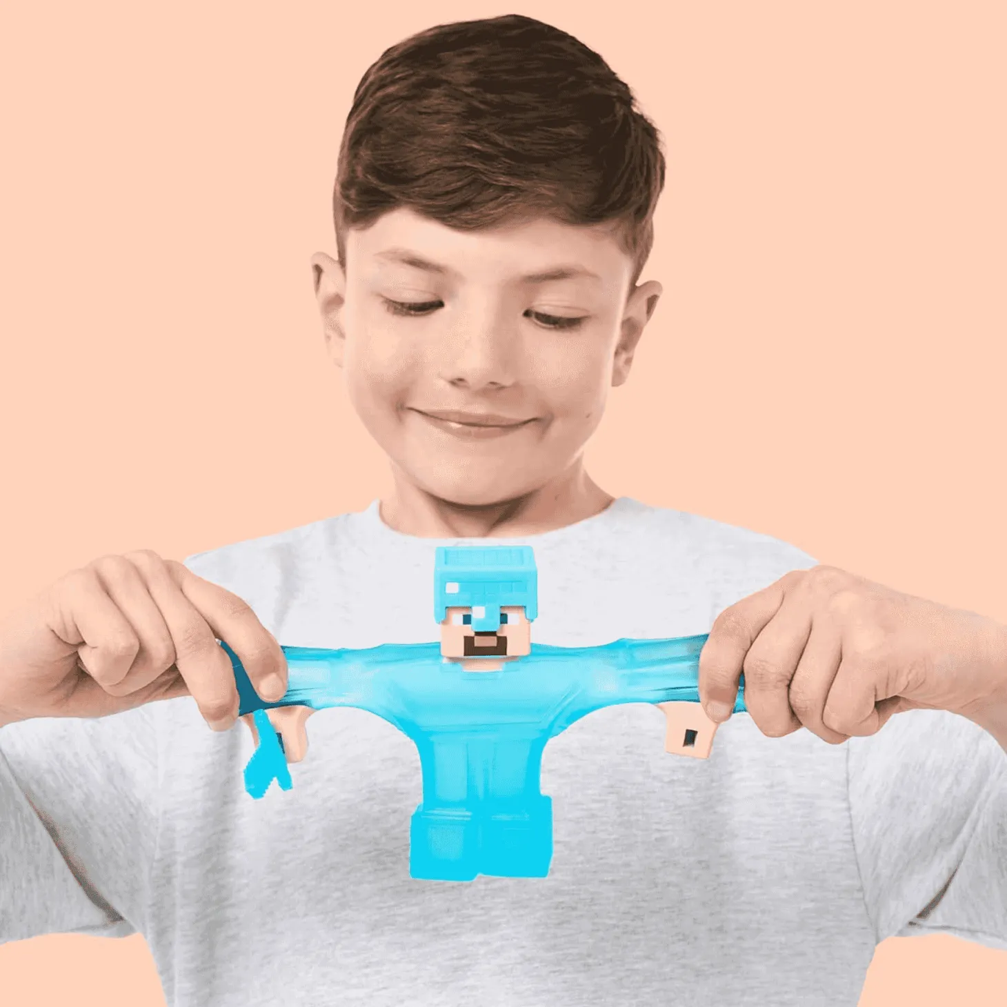 Heroes of Goo Jit Zu Steve Minecraft -Steve con Armadura de Diamante