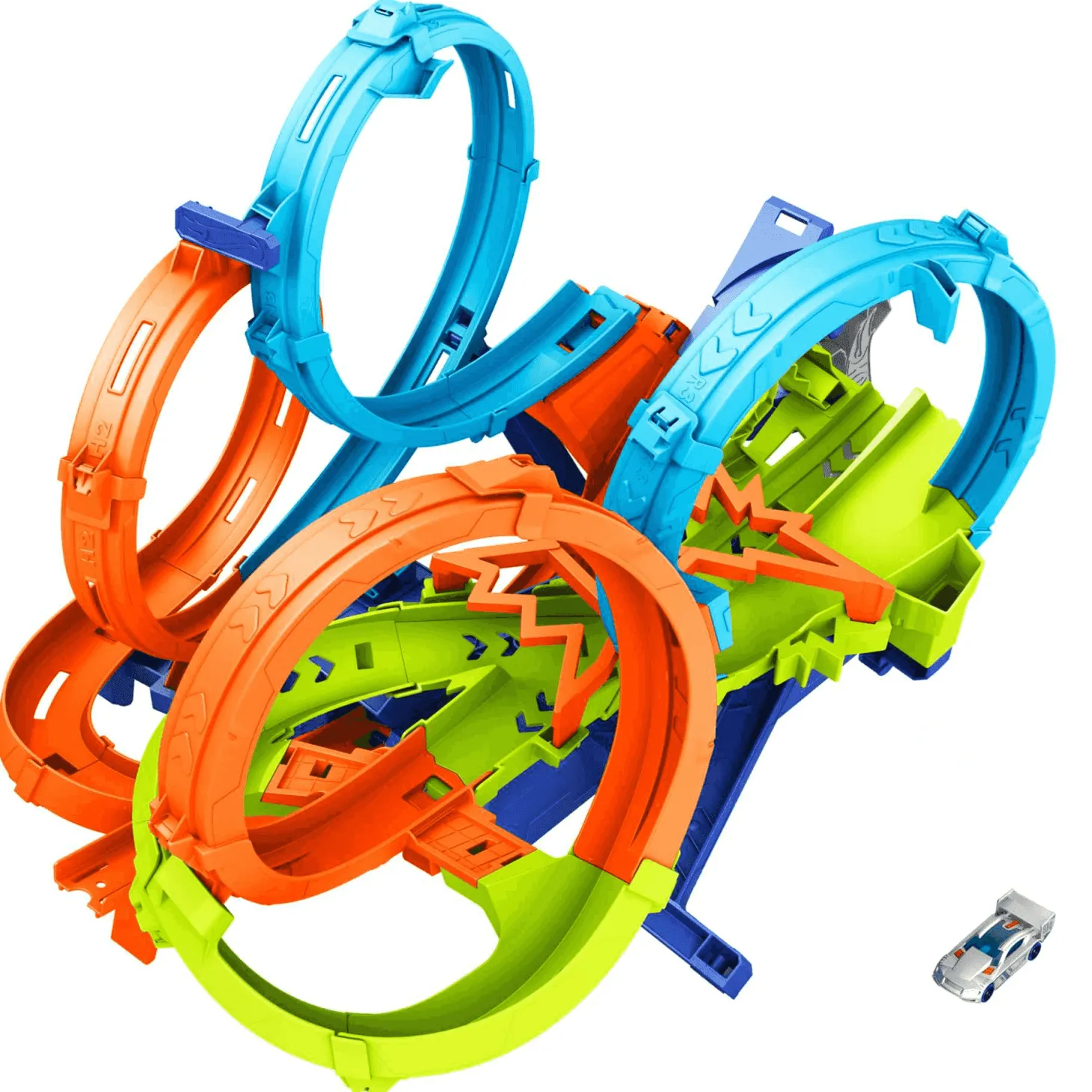 Hot Wheels Action: Colisión de 4 Loopings