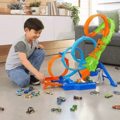 Hot Wheels Action: Colisión de 4 Loopings