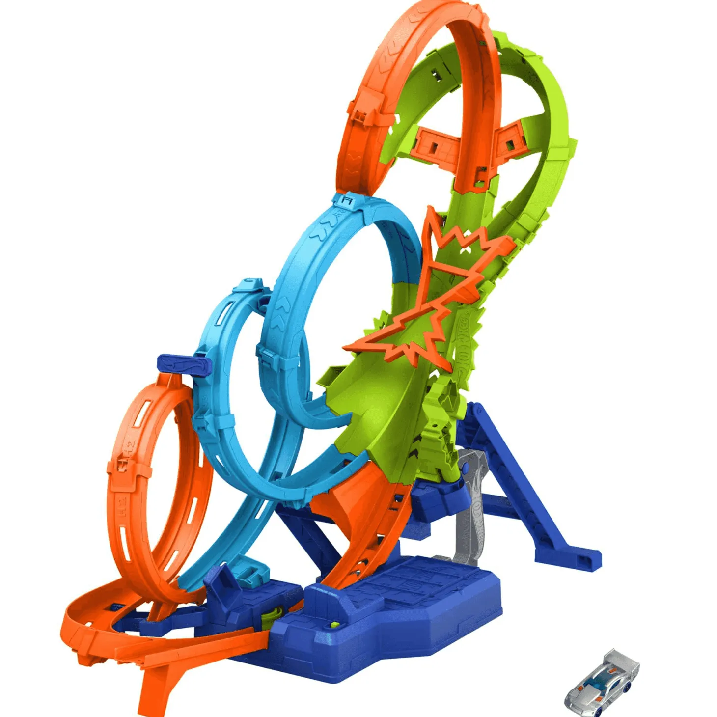 Hot Wheels Action: Colisión de 4 Loopings