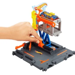 Hot Wheels City Taller Mecánico Pista para Coches de Juguete 4 años