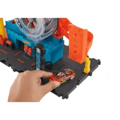 Hot Wheels City Tienda de neumáticos pistas para coches de juguete 4 años