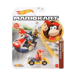 Hot Wheels Mario Kart Coche Diddy Kong Pipe Frame