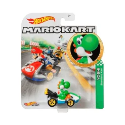 Hot Wheels Mario Kart Coche Yoshi Standard Kart