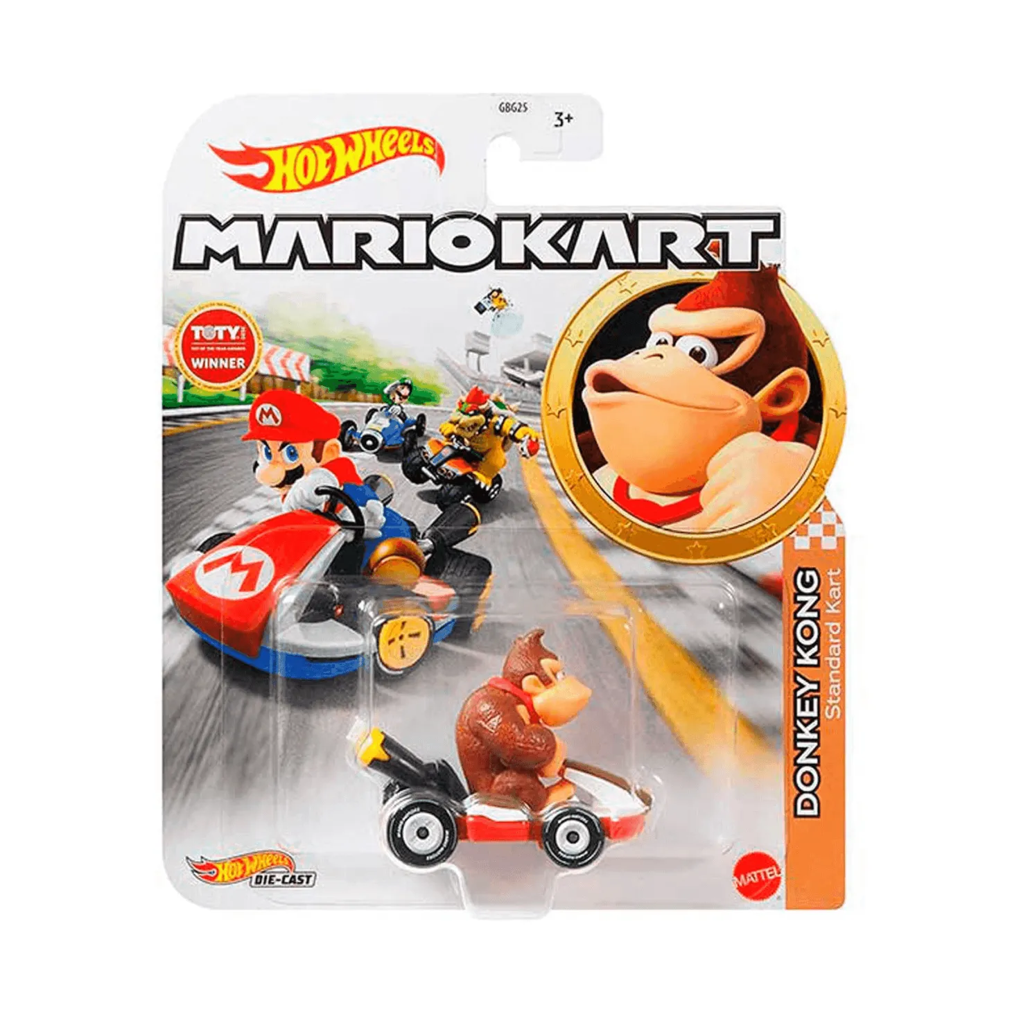 Hot Wheels Mario Kart Coche Donkey Kong Standard Kart