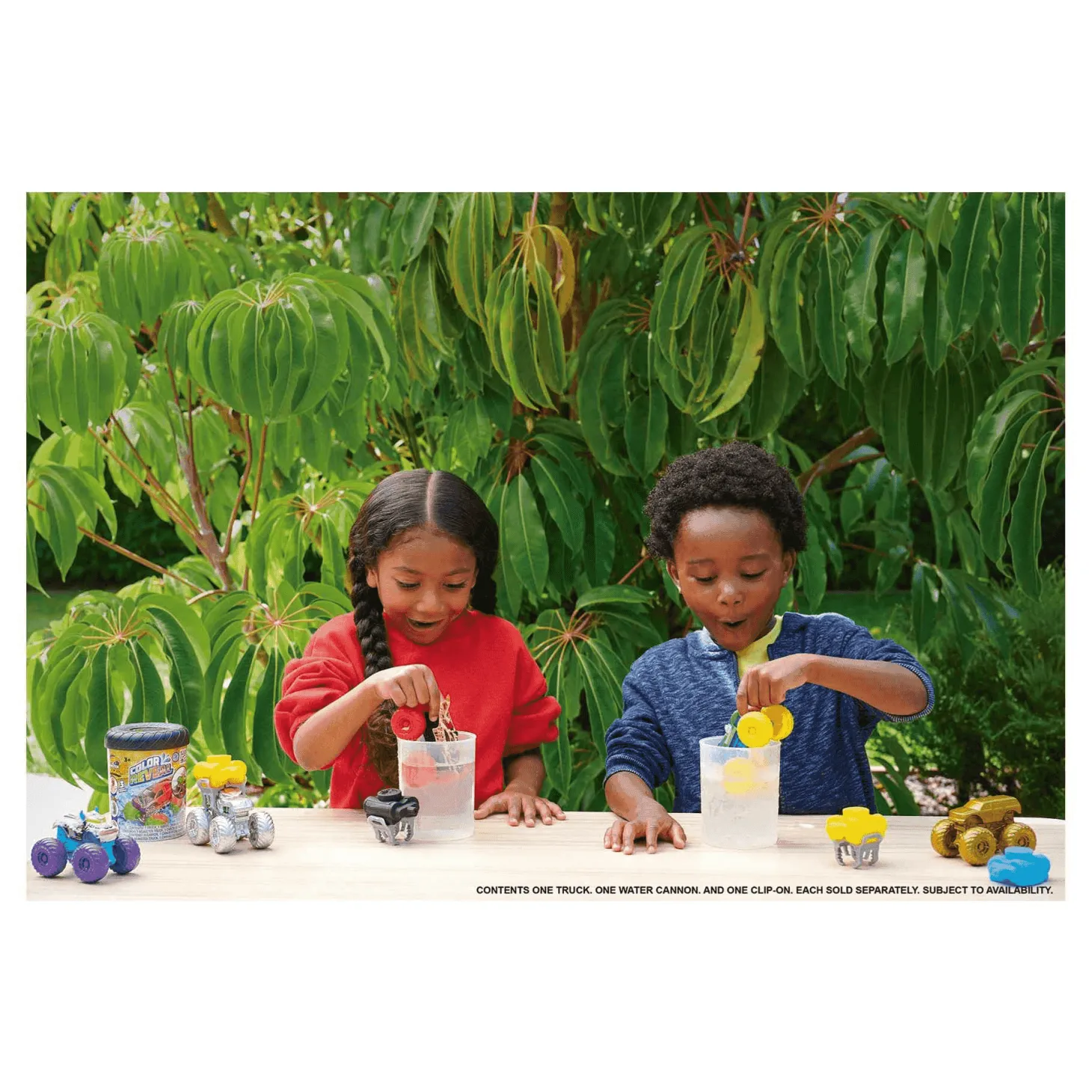 Hot Wheels Monster Trucks Coche de juguete Color Reveal 3 años