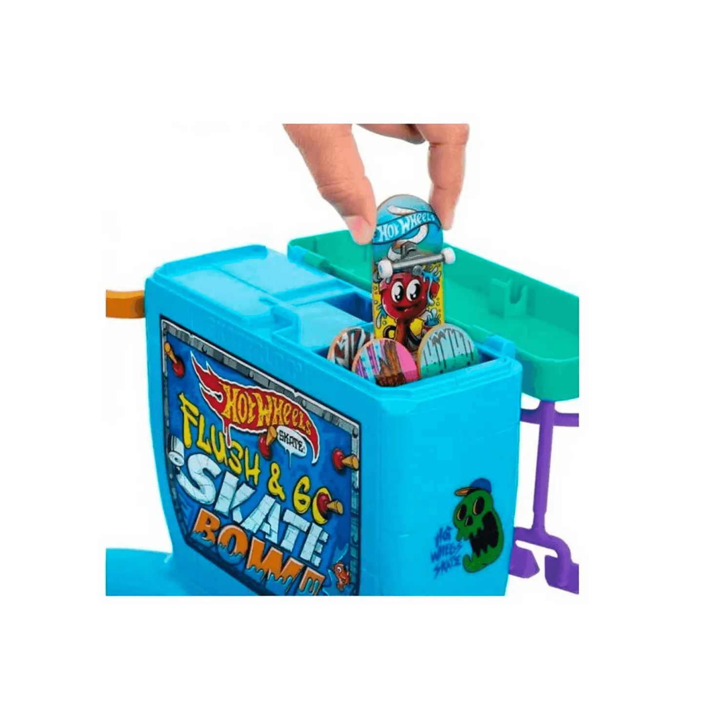 Hot Wheels Skate Bowl de Cereales Flush & Go