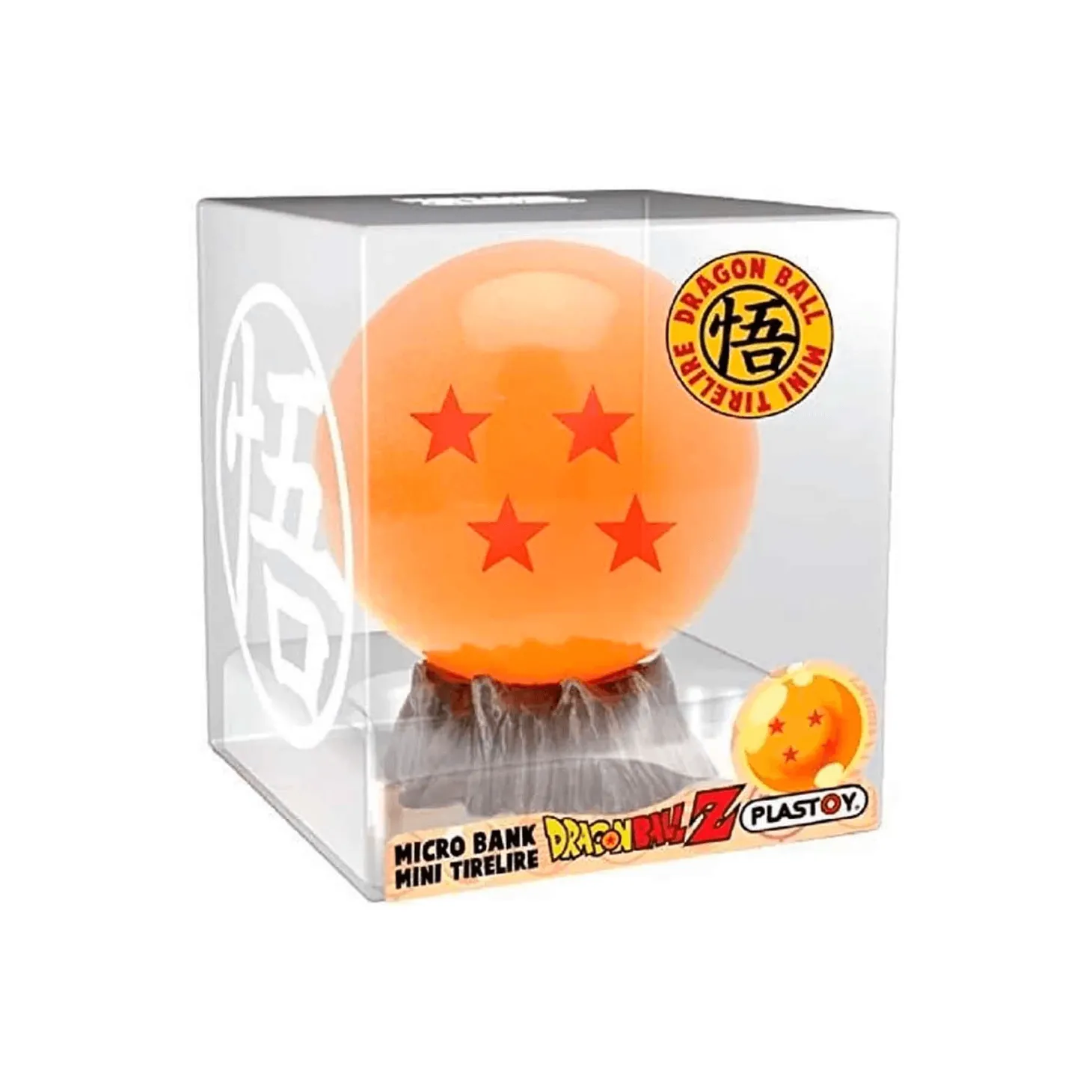 Hucha Bola de Dragón 4 Estrellas Mini 10 cm PVC Dragon Ball