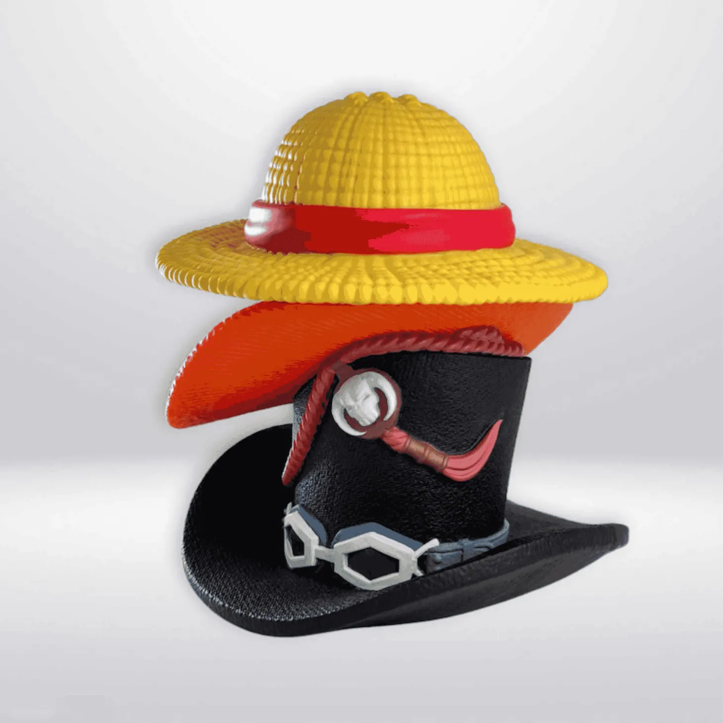 Hucha Pila de Sombreros One Piece 16 cm