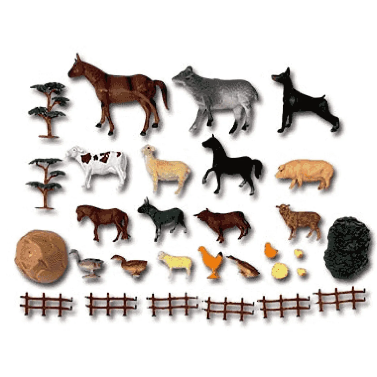Huevo Granja 30 Piezas – Set de Animales de Granja y Accesorios World Planet