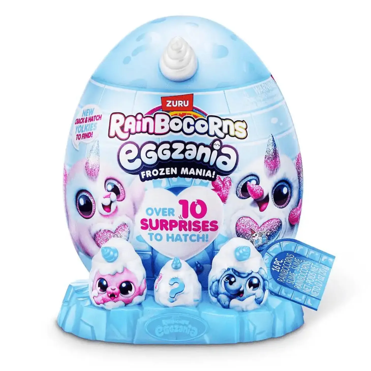 Huevo Sorpresa Rainbocorns Eggzania Frozen Mania – 10+ sorpresas
