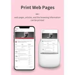 Impresora Térmica Mini Portátil X1 - Sin Tinta, Multifuncional y Compacta