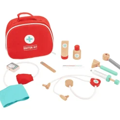 Infant Planet Kit de Médico de Madera | Juguetes de Madera