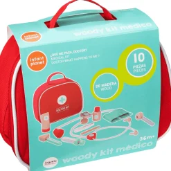 Infant Planet Kit de Médico de Madera | Juguetes de Madera