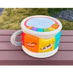 Infant Planet Tambor Multijuegos – Juguete musical con luces y modos de juego (18m+)