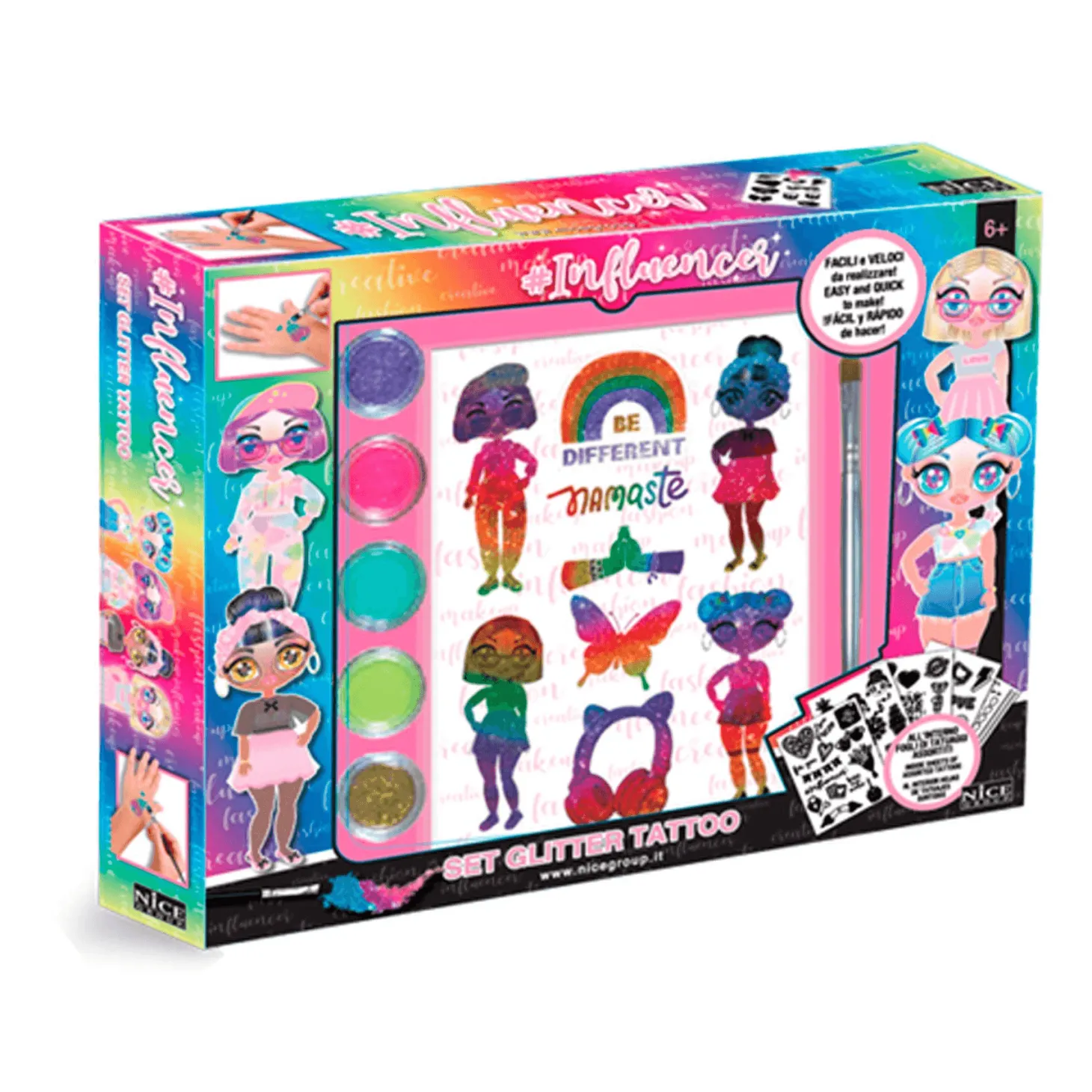 Influencer Set Glitter Tattoo