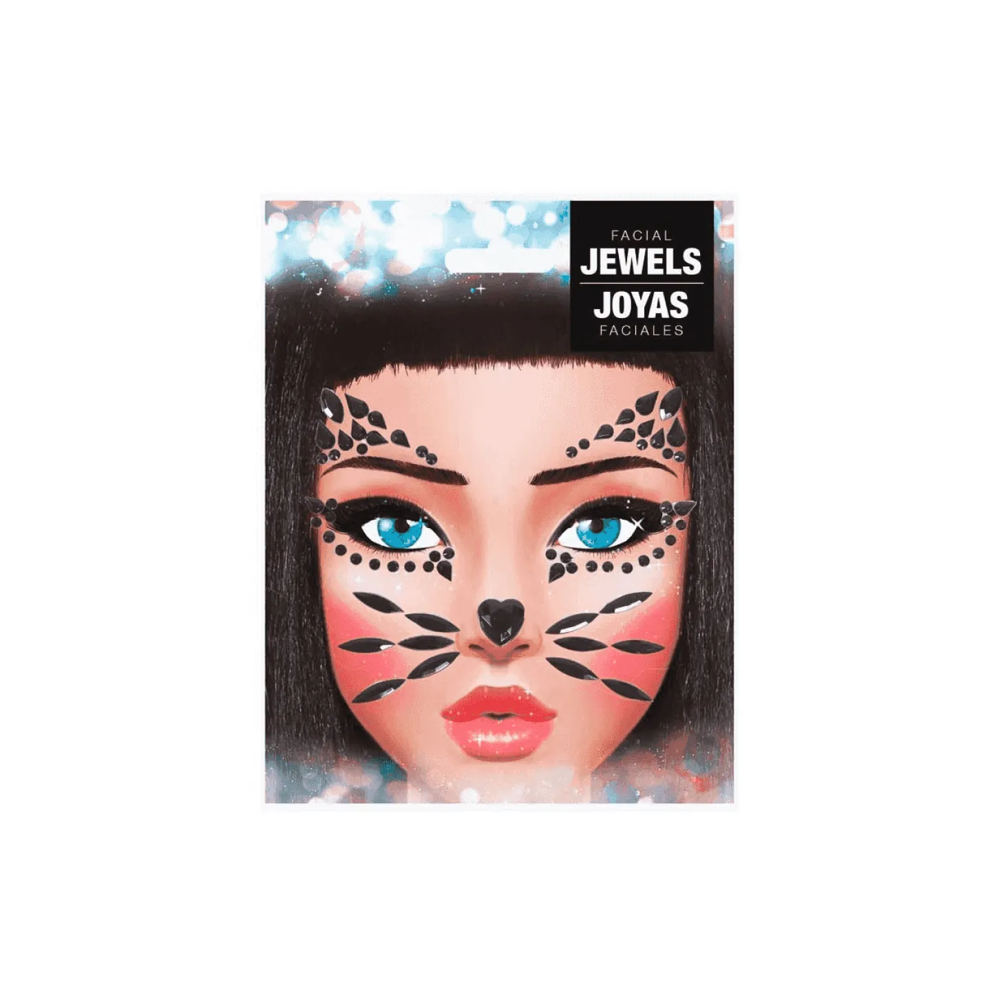 Joyas Faciales Adhesivas Gatita