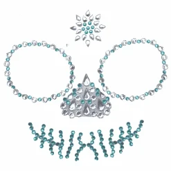 Joyas Faciales Adhesivas Calavera Verde